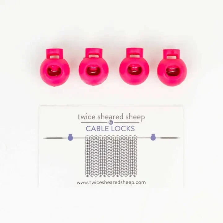 Cable Locks Circular Knitting Needle Cord Stops