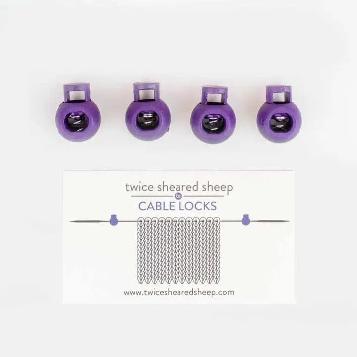 Cable Locks Circular Knitting Needle Cord Stops