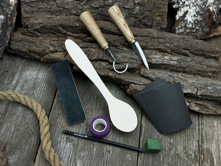 Wood Whittling Starter Kit – Spoon Carving Made Easy
